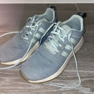 Adidas Women’s Blue NMD Shoes w/ Boost - Size 10.